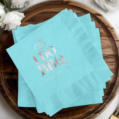 Personalized Wedding BBQ Napkins product type