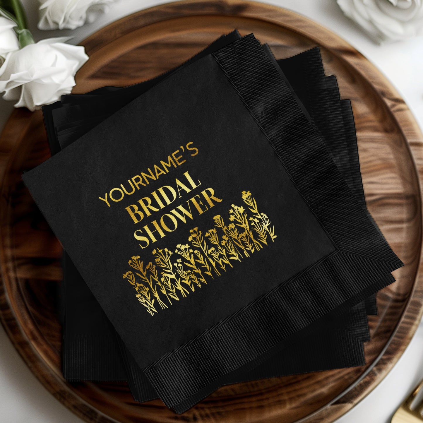 Yourname's Bridal Shower Napkins product type