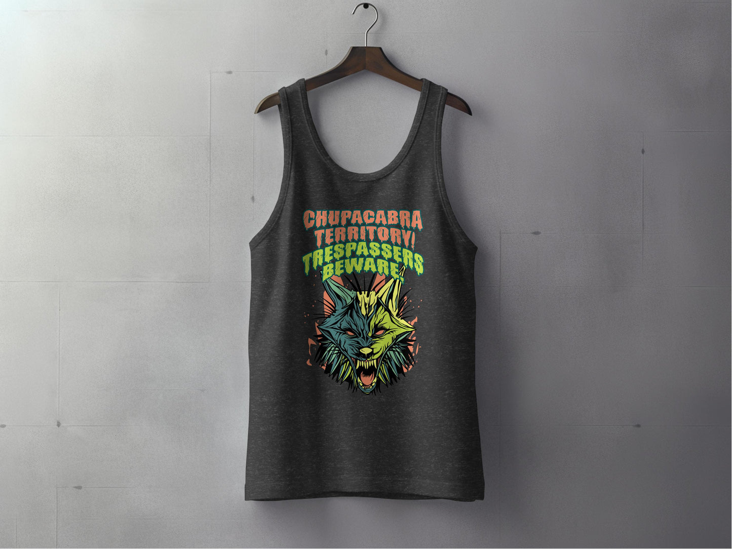 Chupacabra Territory Trespassers Beware Tank Top product