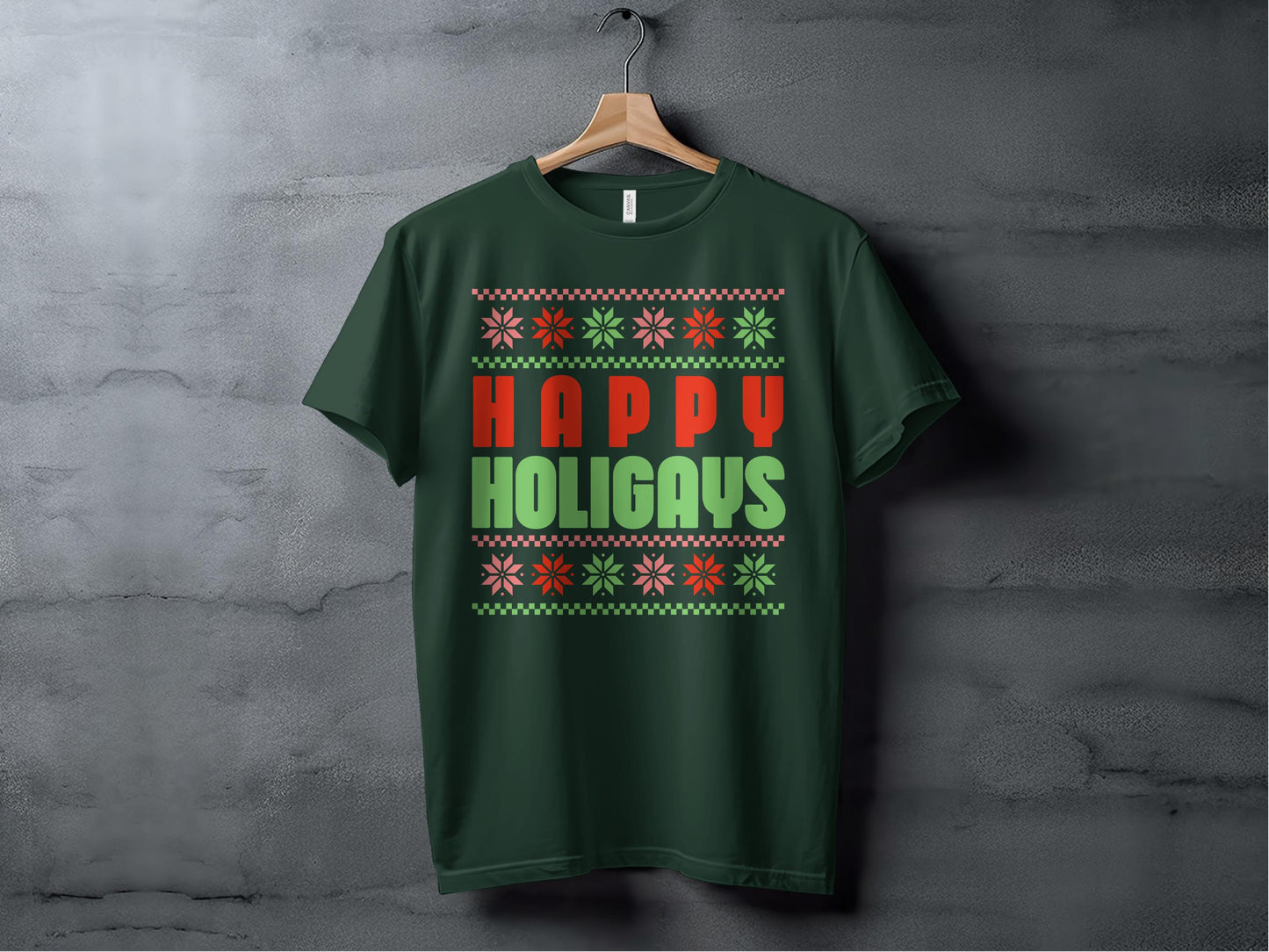 Festive Christmas Happy Holigays Holiday Shirt product