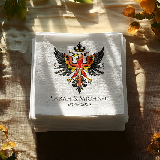 Personalized Royal Crest Design Wedding product type