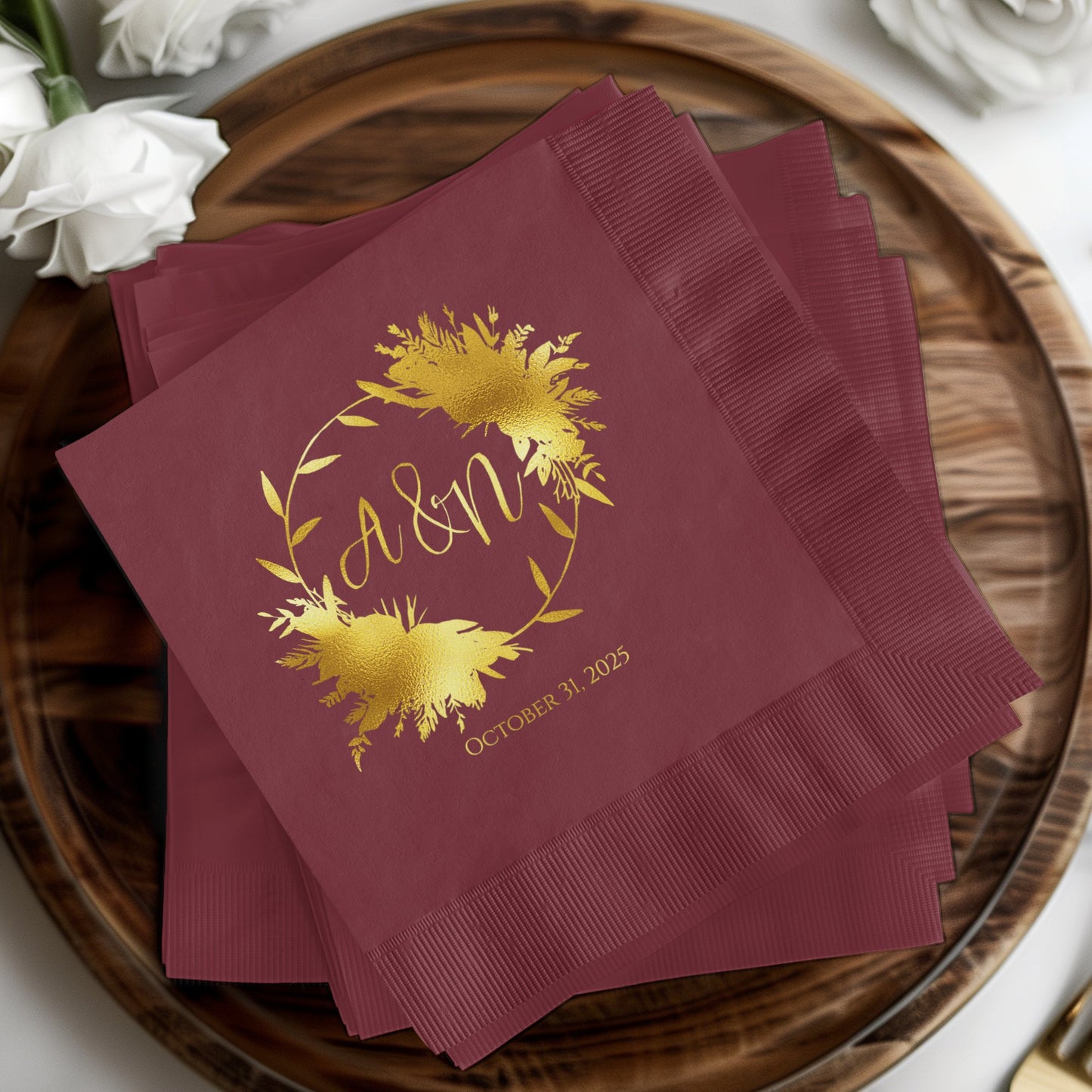 Personalized Wedding Custom Printed Napkins product type