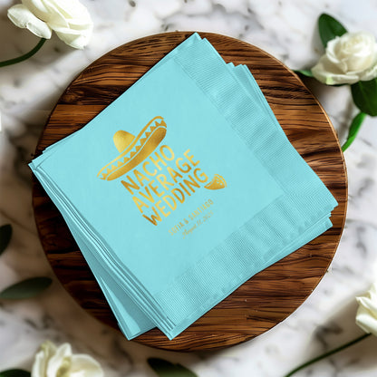 Nacho Average Wedding Personalized Napkin product type
