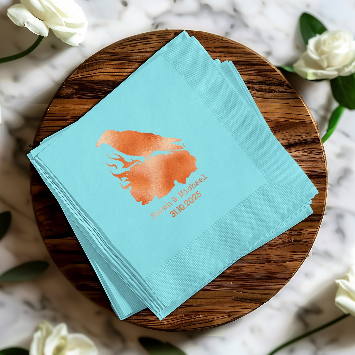 Personalized Napkins with Unique Event Design product type