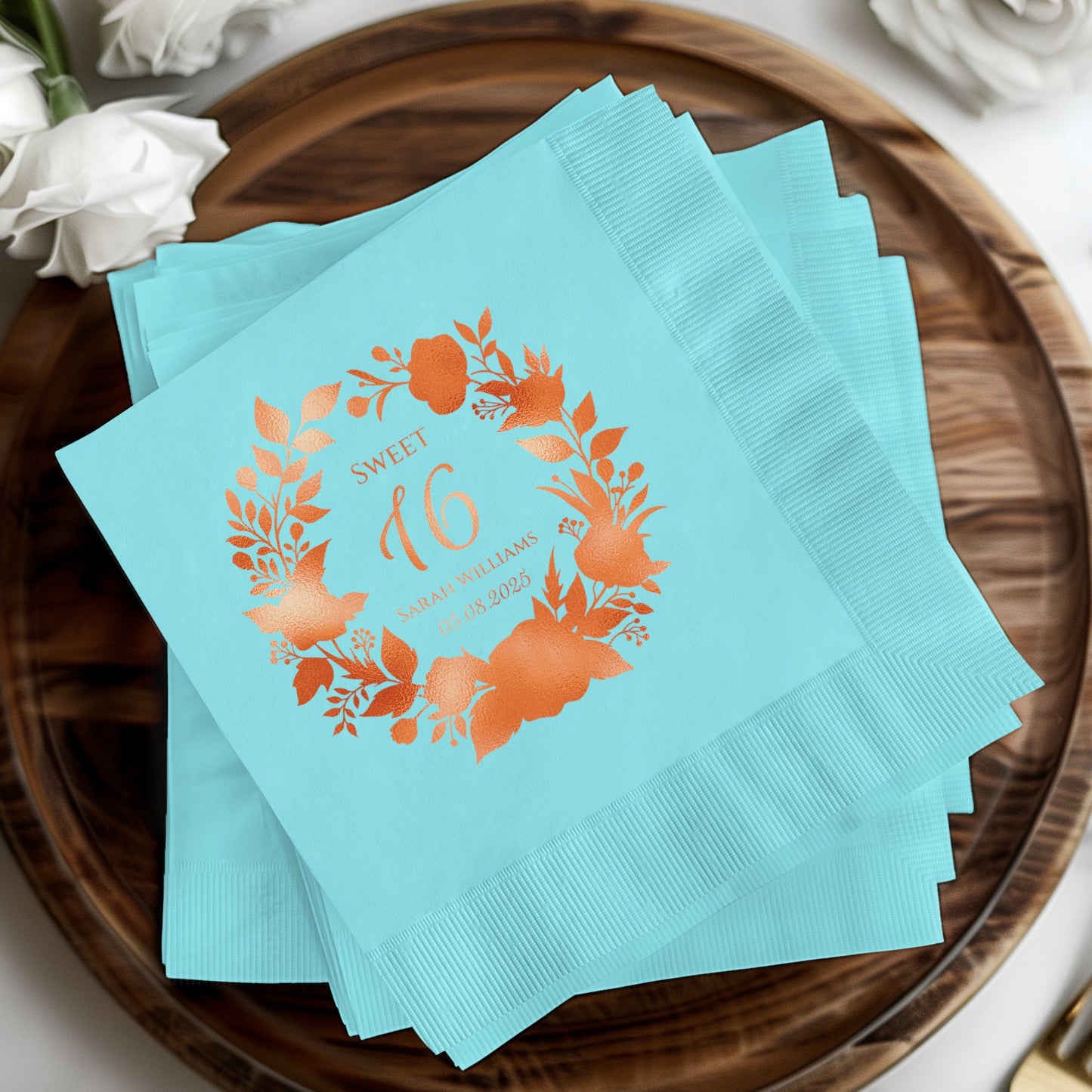 Sweet 16 Personalized Party Napkins Product
