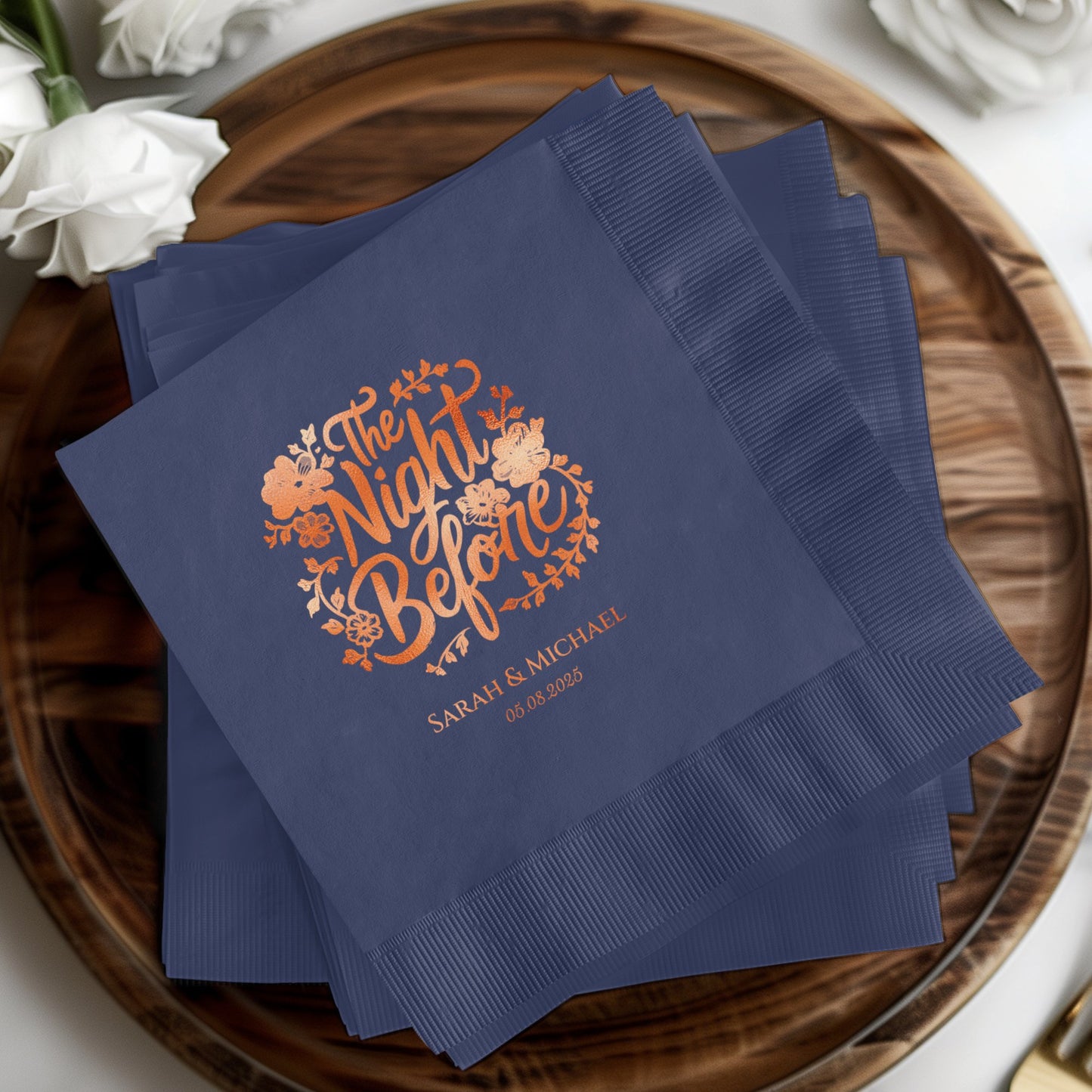 The Night Before Custom Event Napkins product type