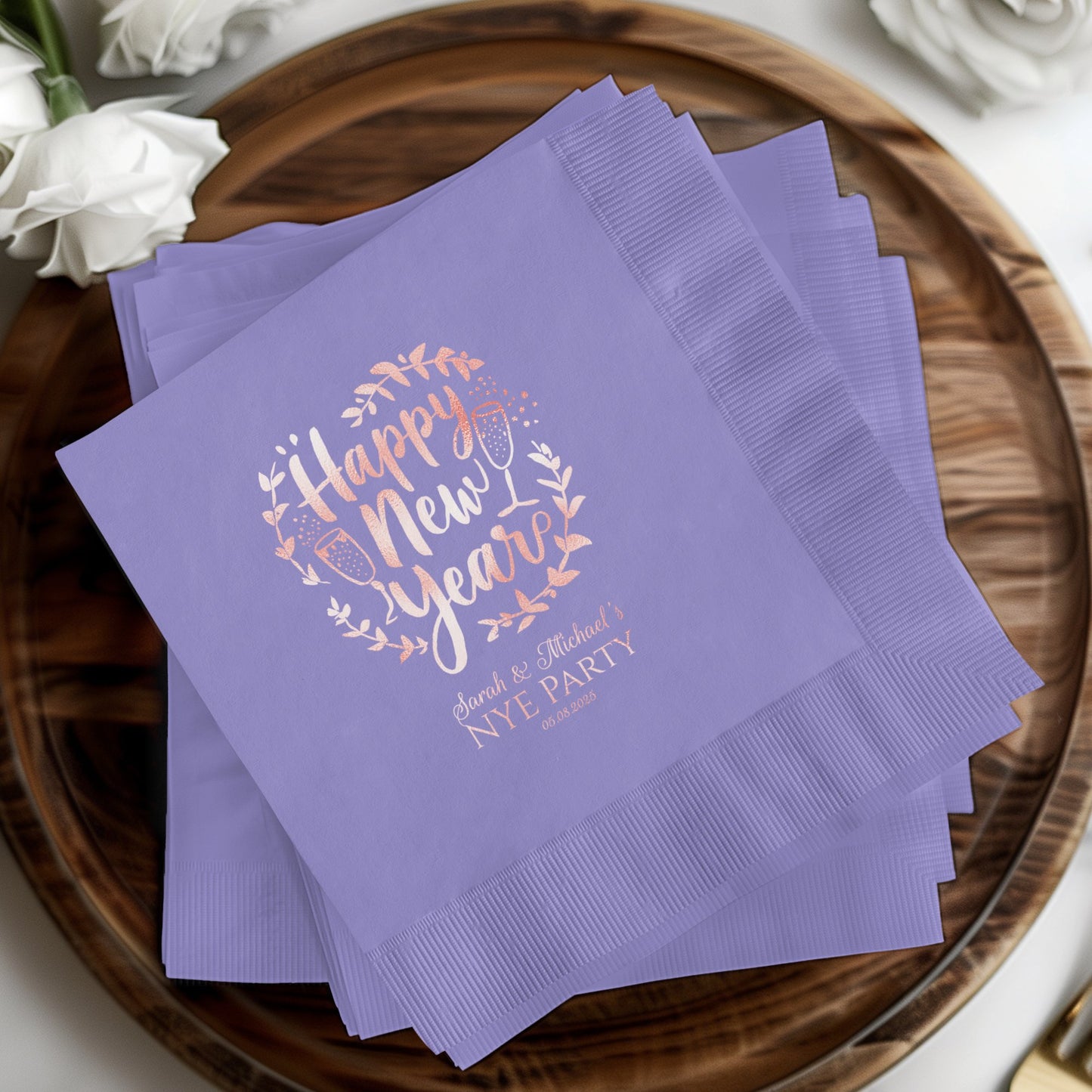 Celebrate Happy New Year Party with Custom Napkin product