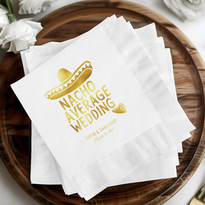 Nacho Average Wedding Custom Event Party Napkins product