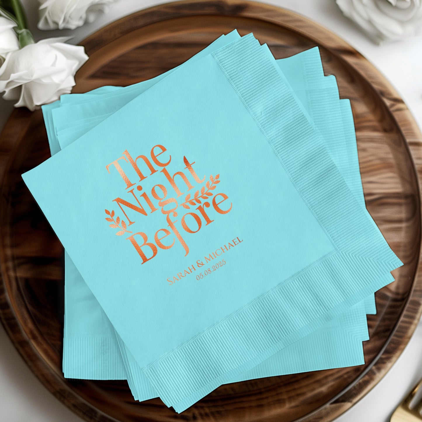 The Night Before Personalized Party Napkins product