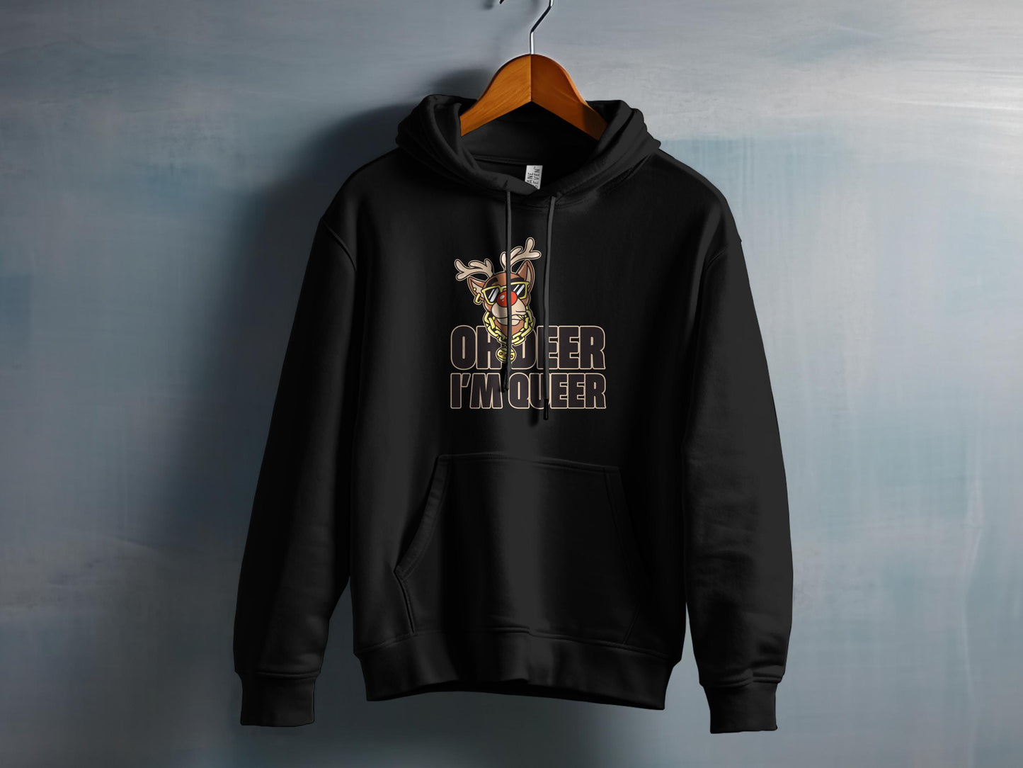 Christmas Reindeer Pun Graphic Hoodie product