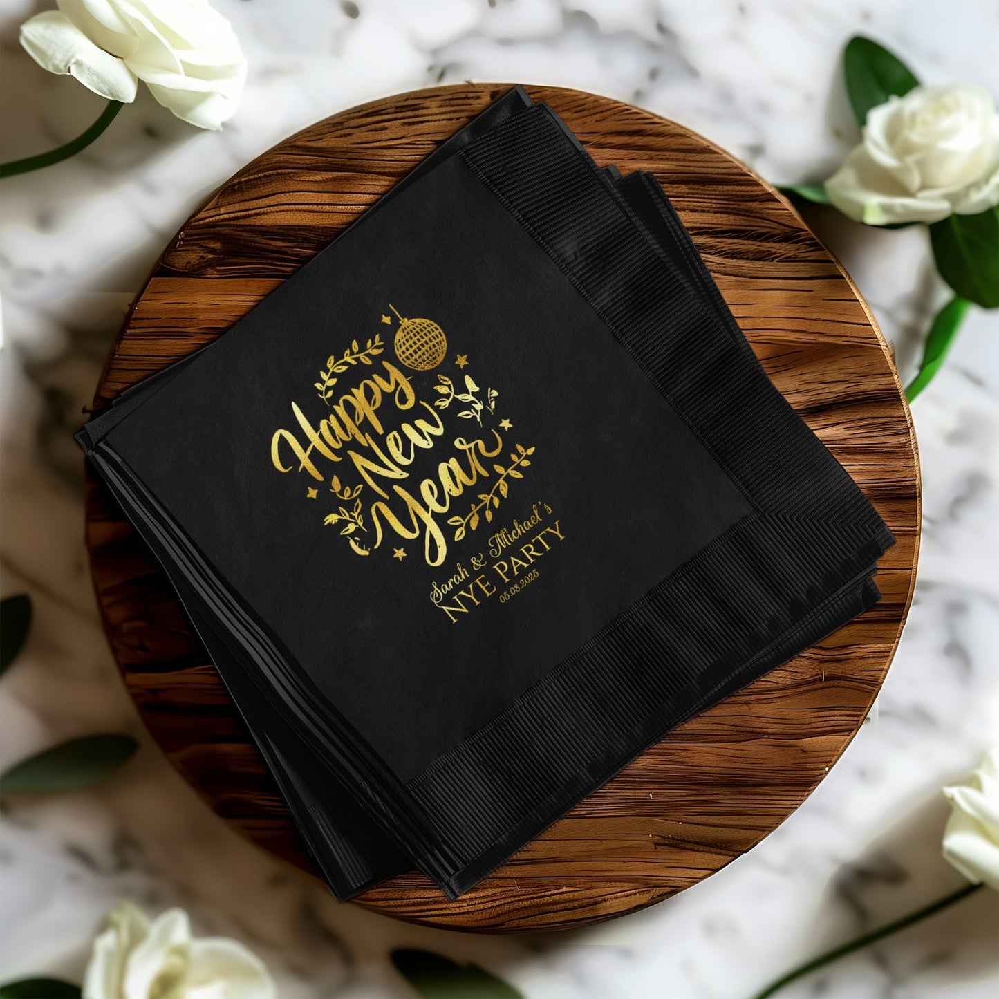 Happy New Year Branded Party Napkins product type
