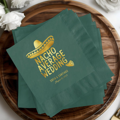 Nacho Average Wedding Personalized Napkin product
