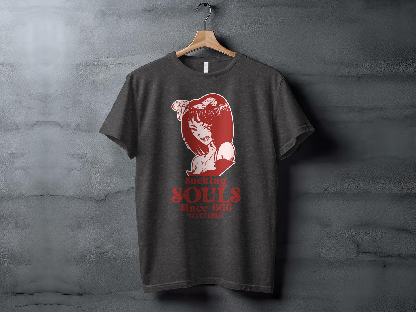 Sucking Souls Since 666 Graphic Tee Shirt product type
