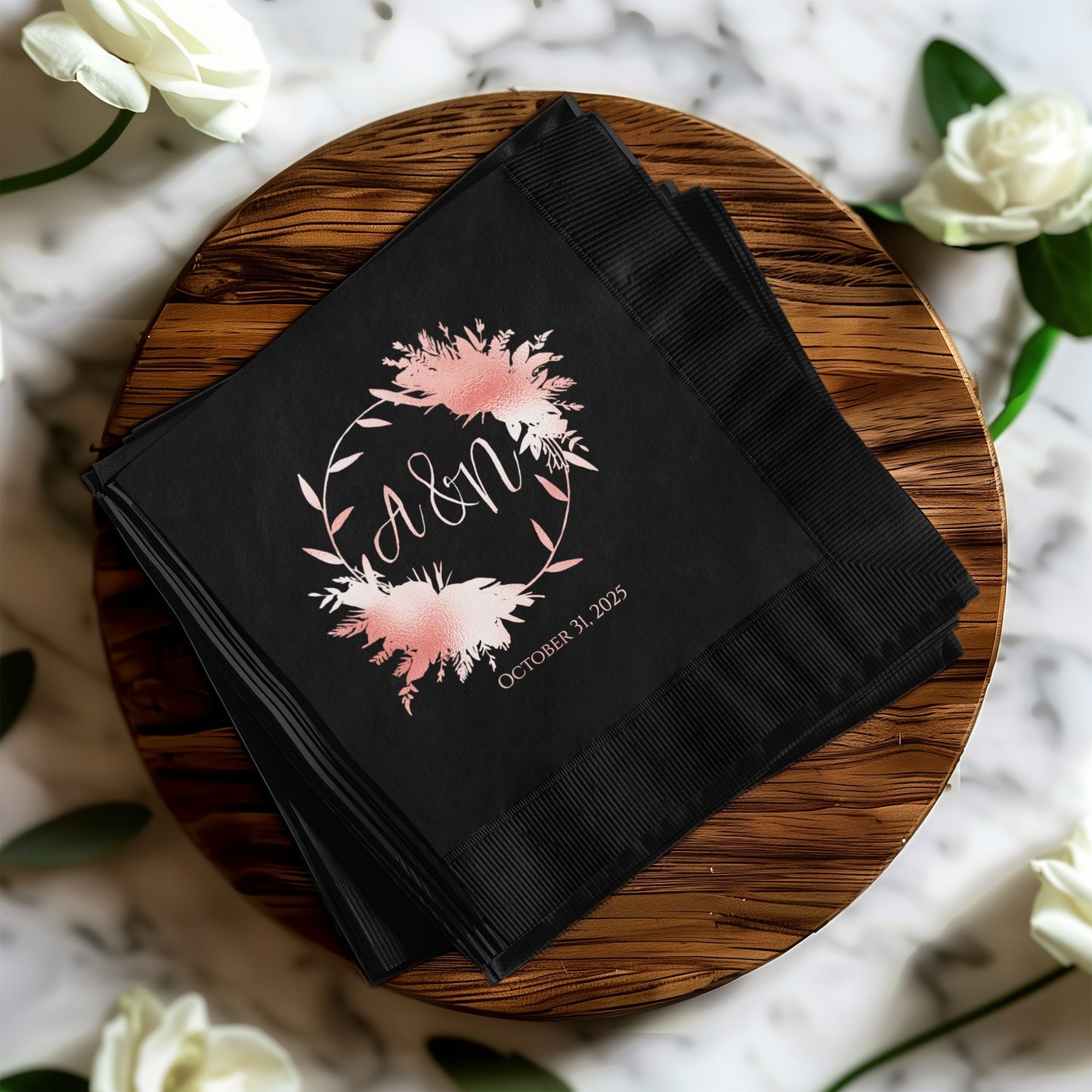 Elegant Customized Wedding Napkins Party product