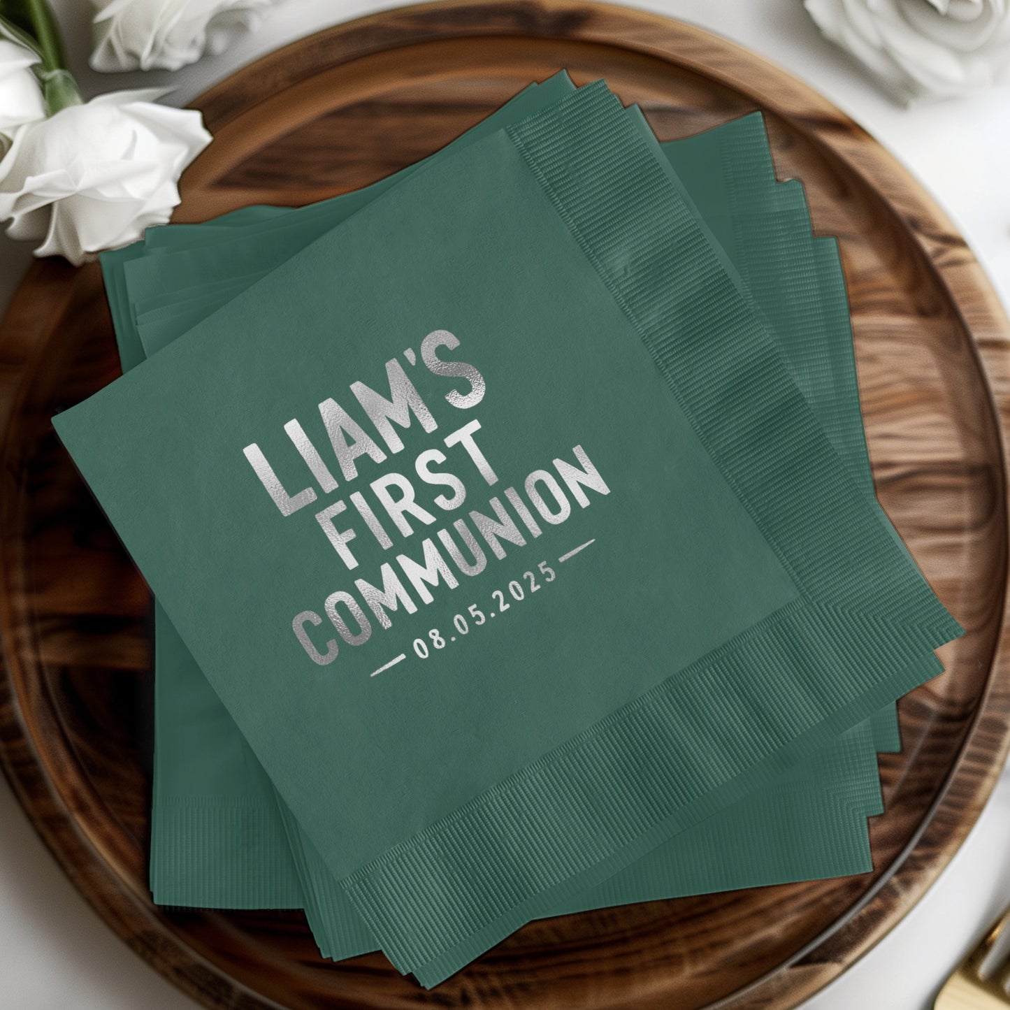 Liam's First Communion Personalized Napkins product