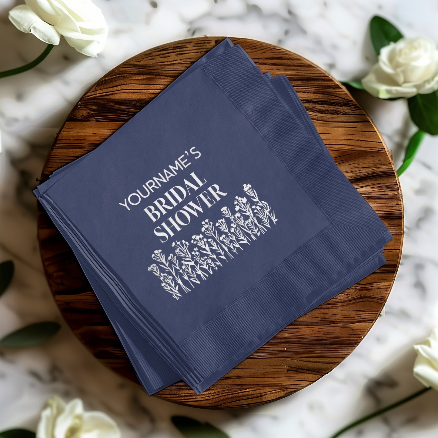 Elegant Customized Bridal Shower Napkins product