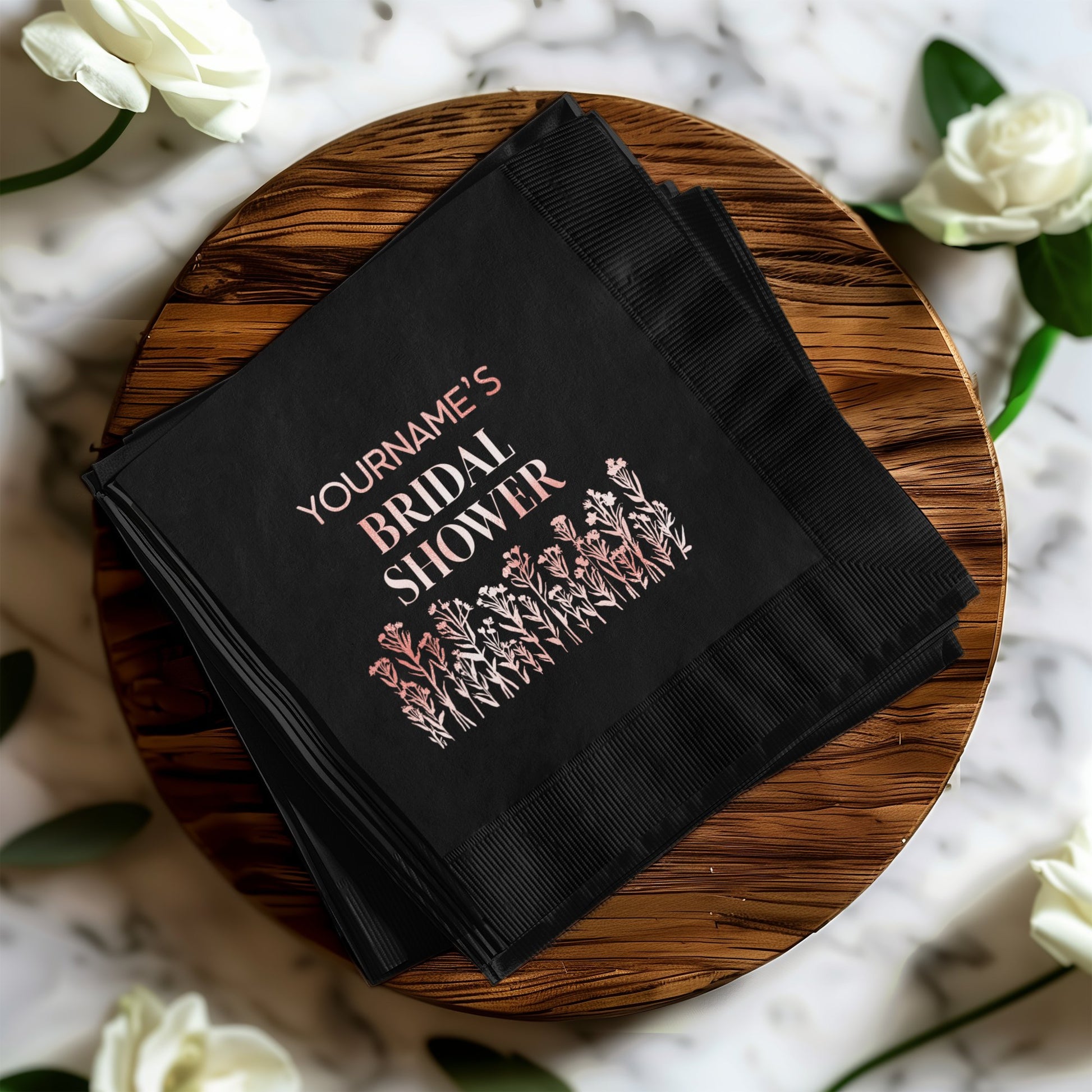 Personalized Bridal Shower Napkins product
