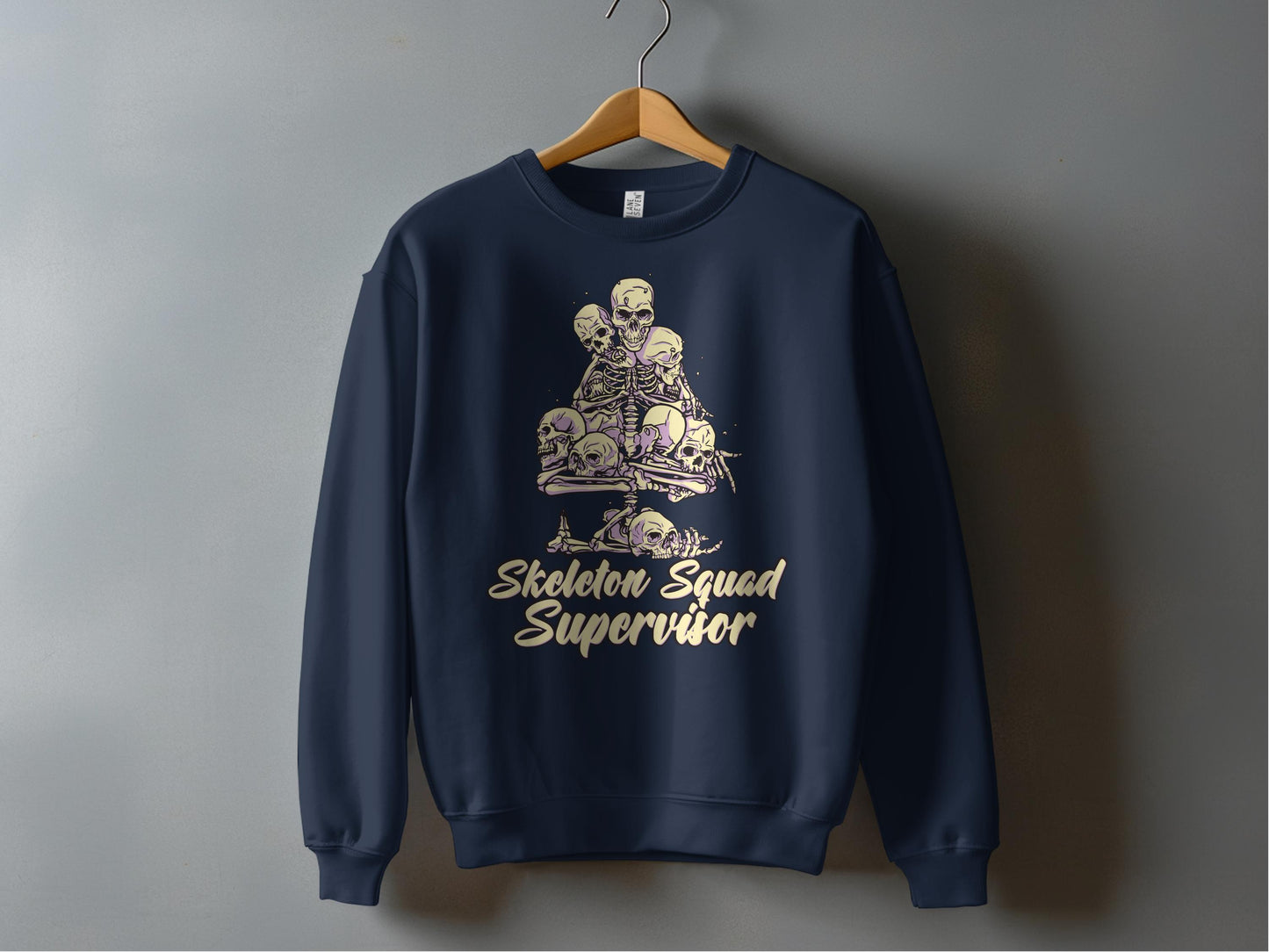 Skeleton Squad Supervisor Graphic Sweatshirt product