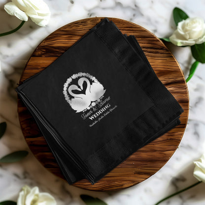 Elegant Personalized Wedding Keepsake Napkins product