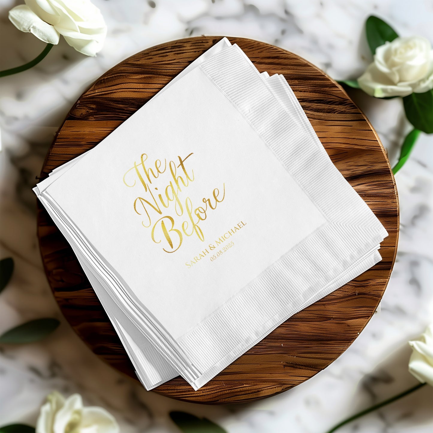 The Night Before Wedding Personalized Napkin product