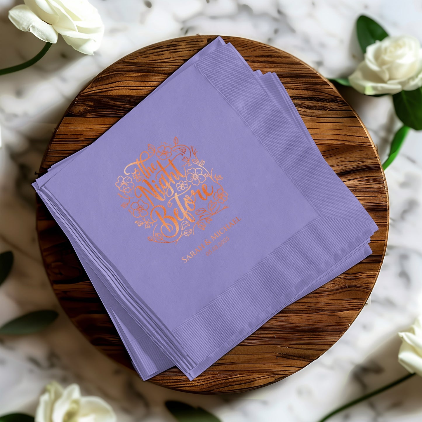 Unique Personalized Wedding Party Napkin product