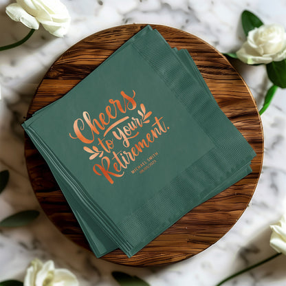 Cheers to Your Retirement Elegant Party Product