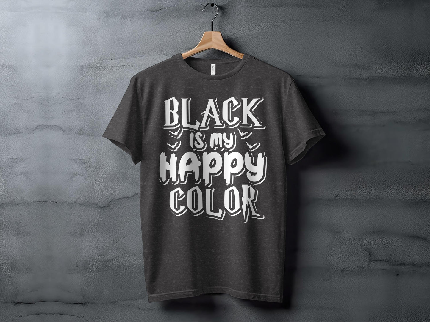 Black is My Happy Color Graphic Tee product