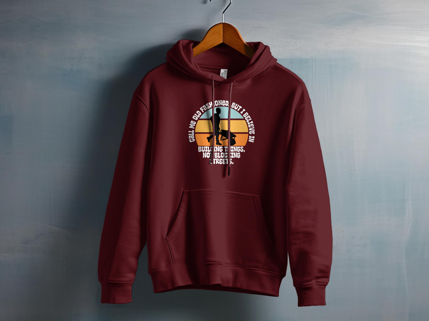 Build Things Not Bog Things Funny Hoodie product type