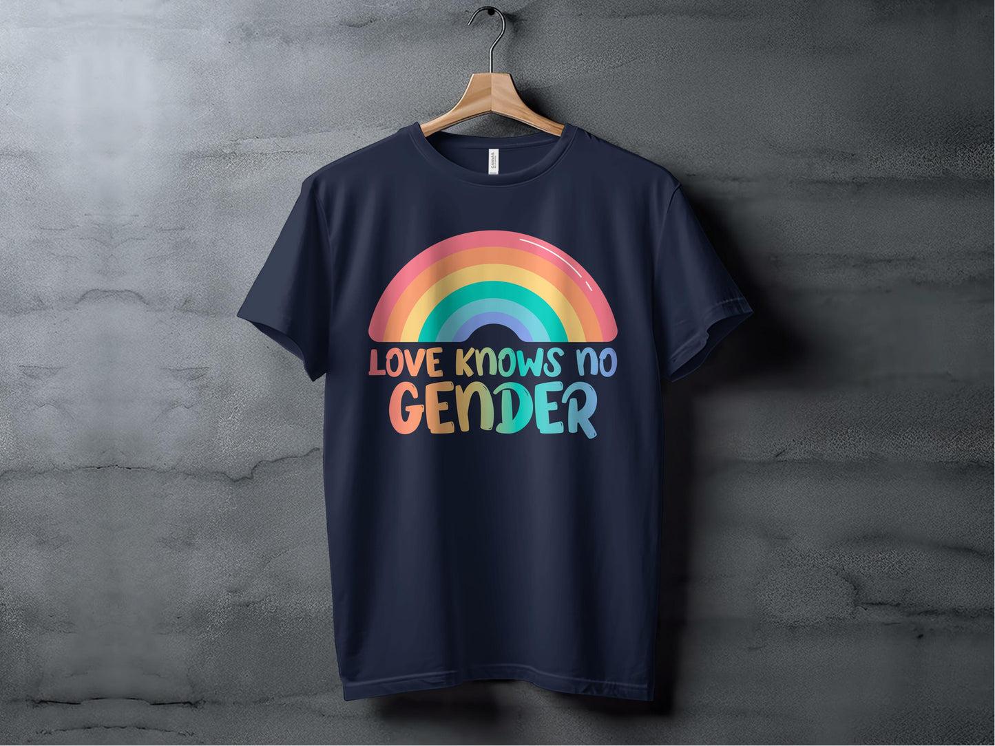Love Knows No Gender Rainbow Pride T-shirt product
