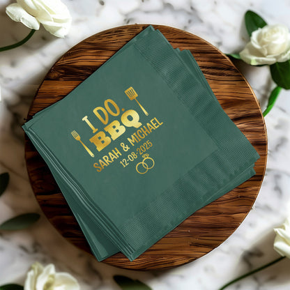 I Do BBQ Sarah Michael 12-08-2025 Napkin product