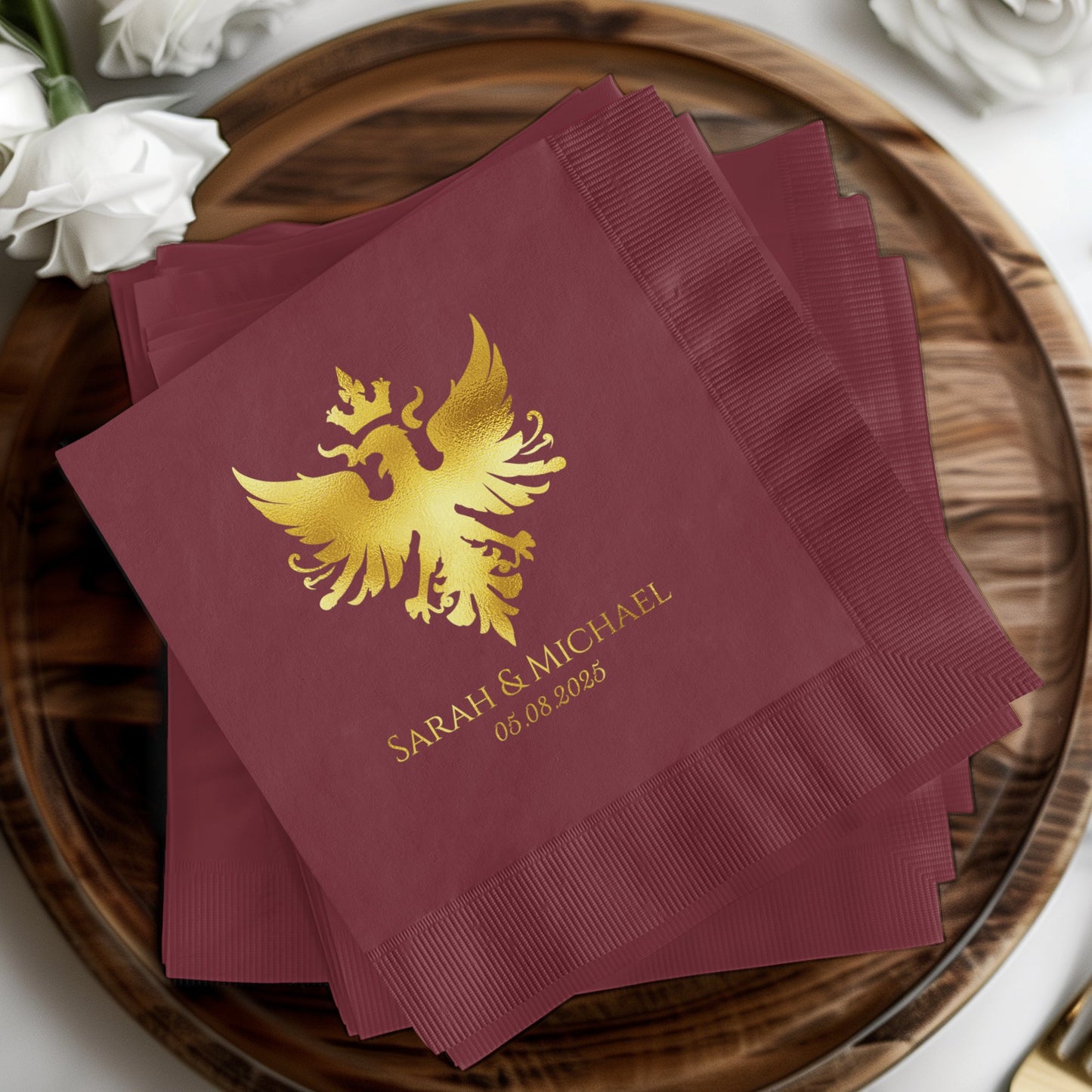 Personalized Wedding Napkins Custom Design product type