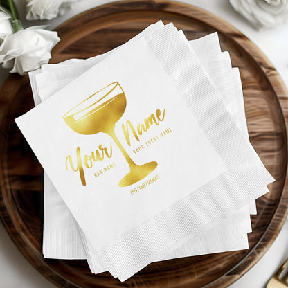 Personalized Cocktail Party Napkins product