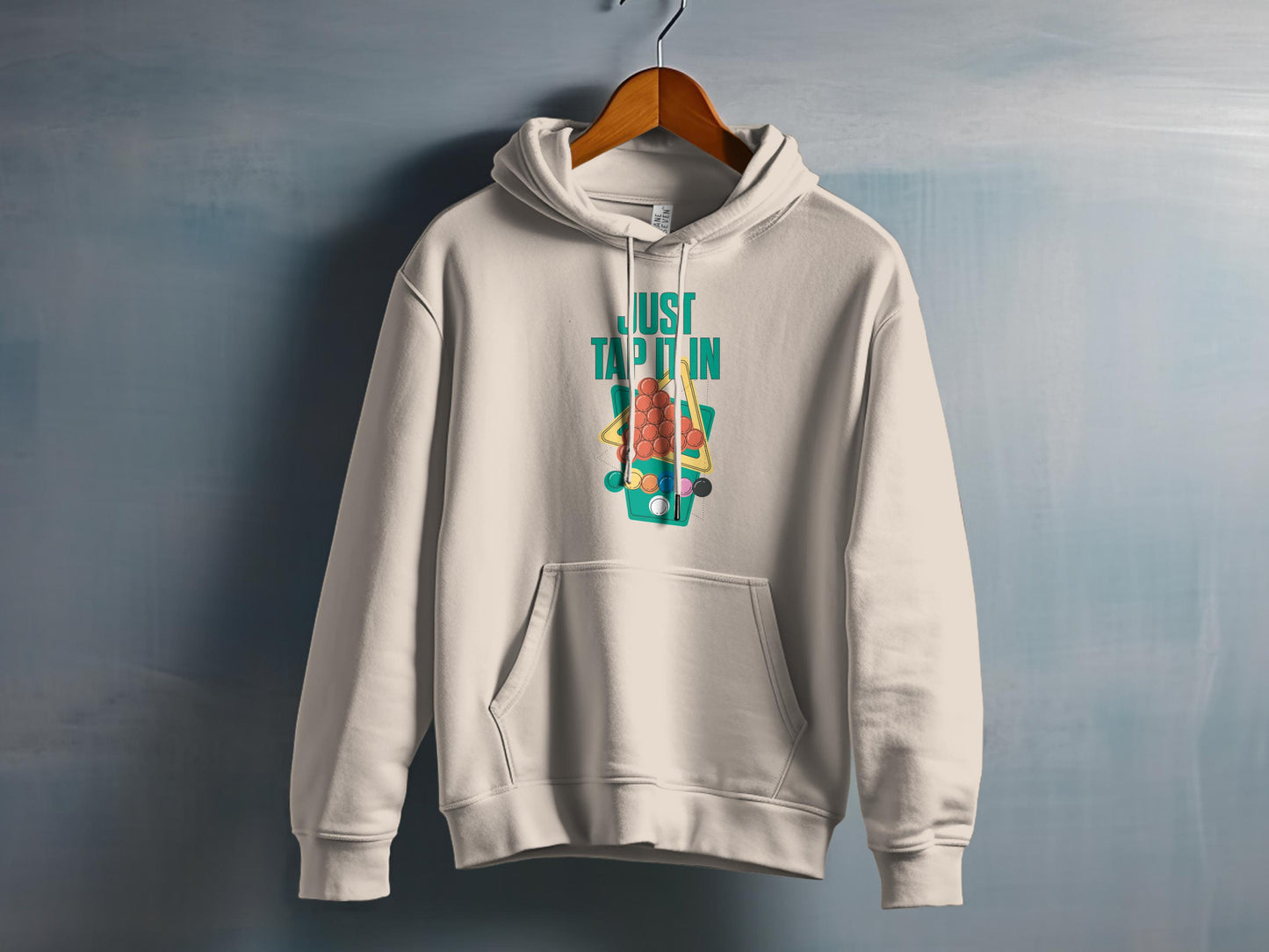 Just Tap In Printed Graphic Hoodie product