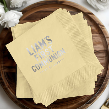 Custom Personalized First Communion Napkins product