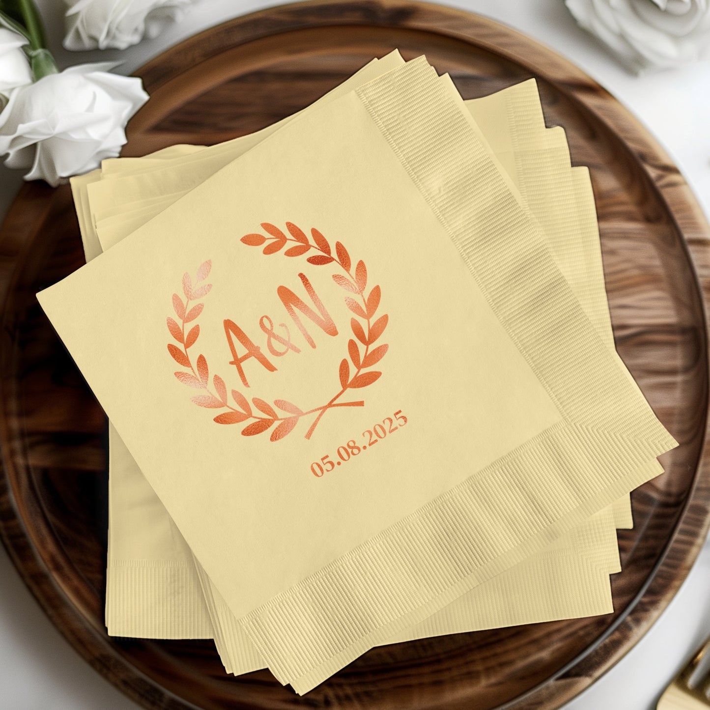 Personalized Monogrammed Iconic Decorative Napkin product