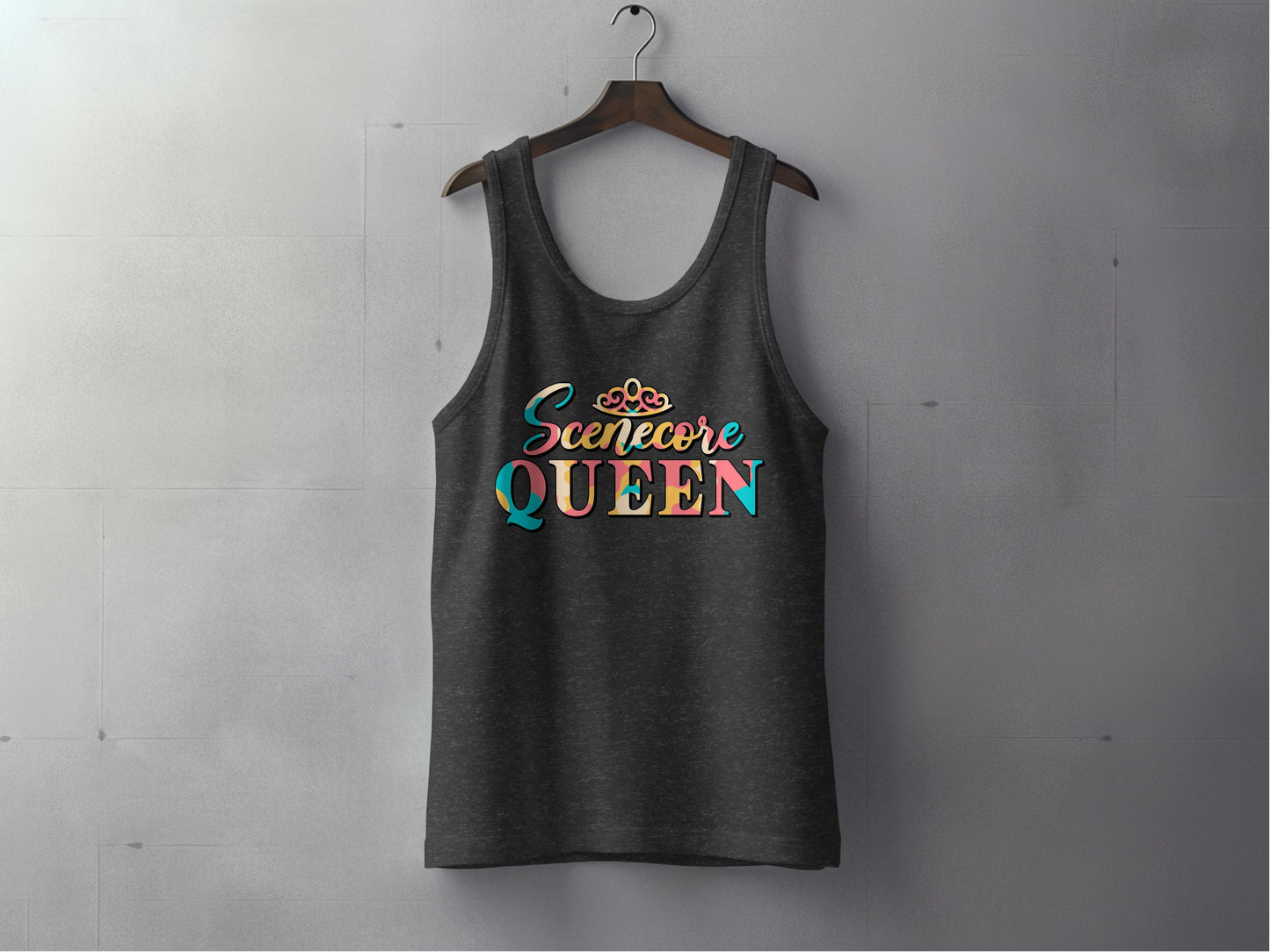 Scenecore Queen Graphic Tank Top Fun Statement product