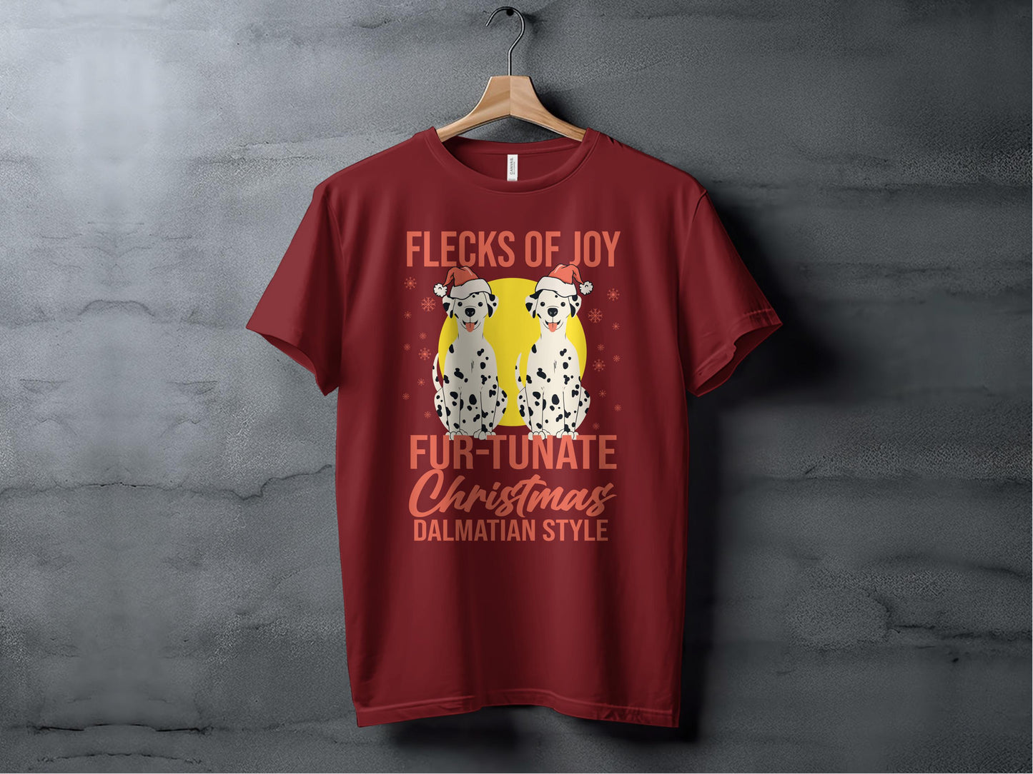 Flecks of Joy Fur-tunate Christmas Dalmatian style product