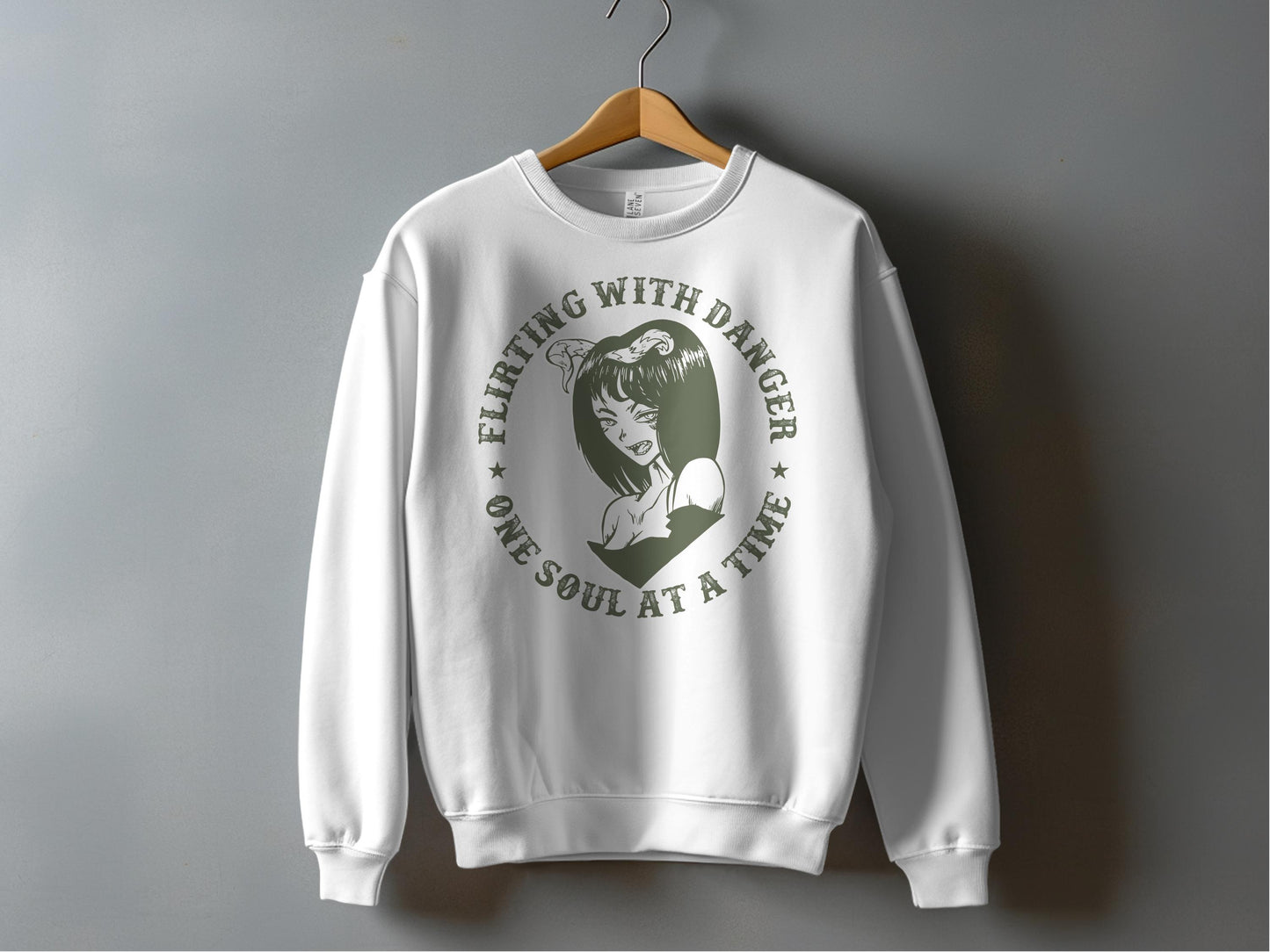 Flirting with Danger One Soul at a Time Sweatshirt Product