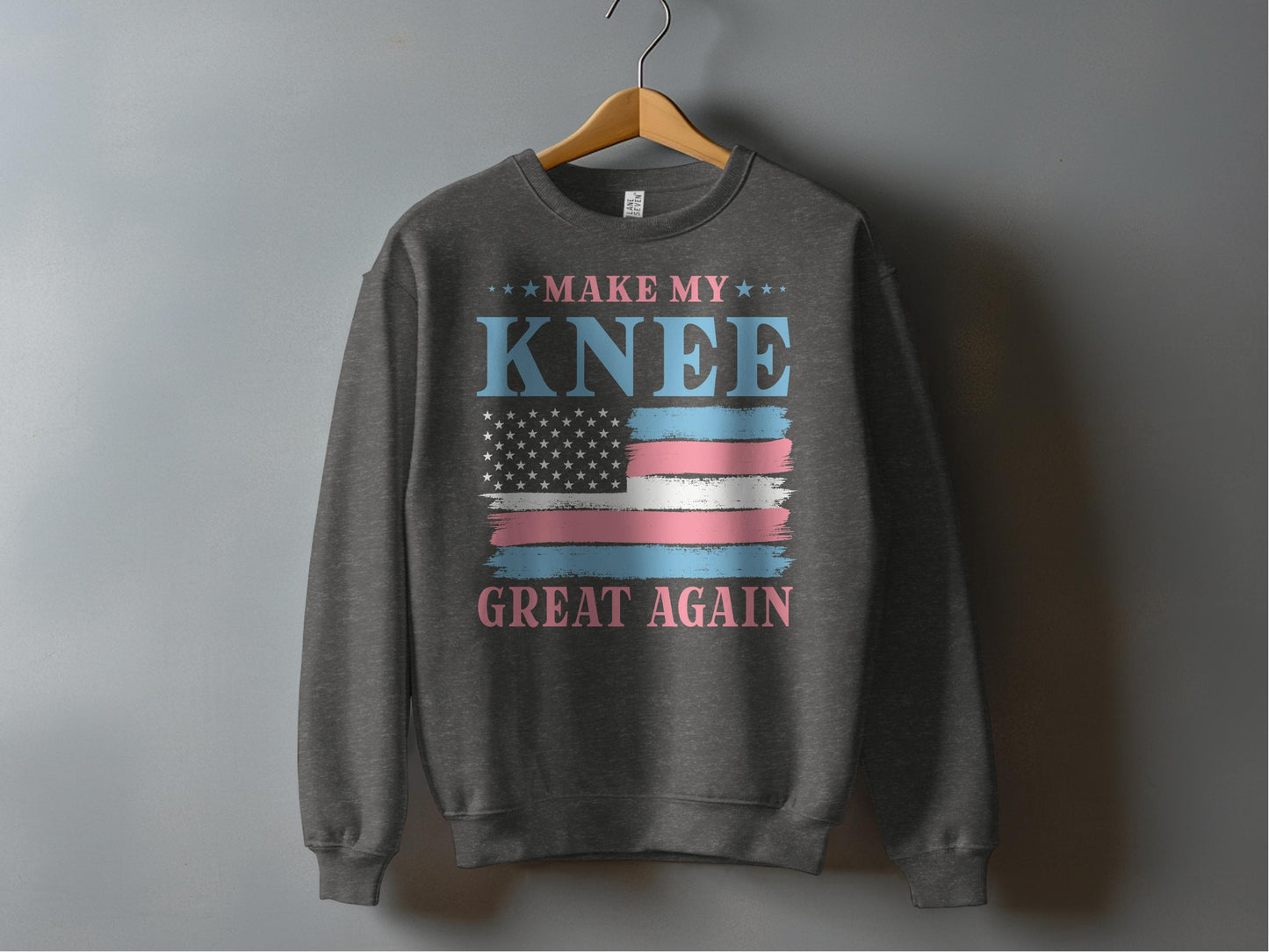 Make My Knee Great Again American Flag Sweatshirt product type
