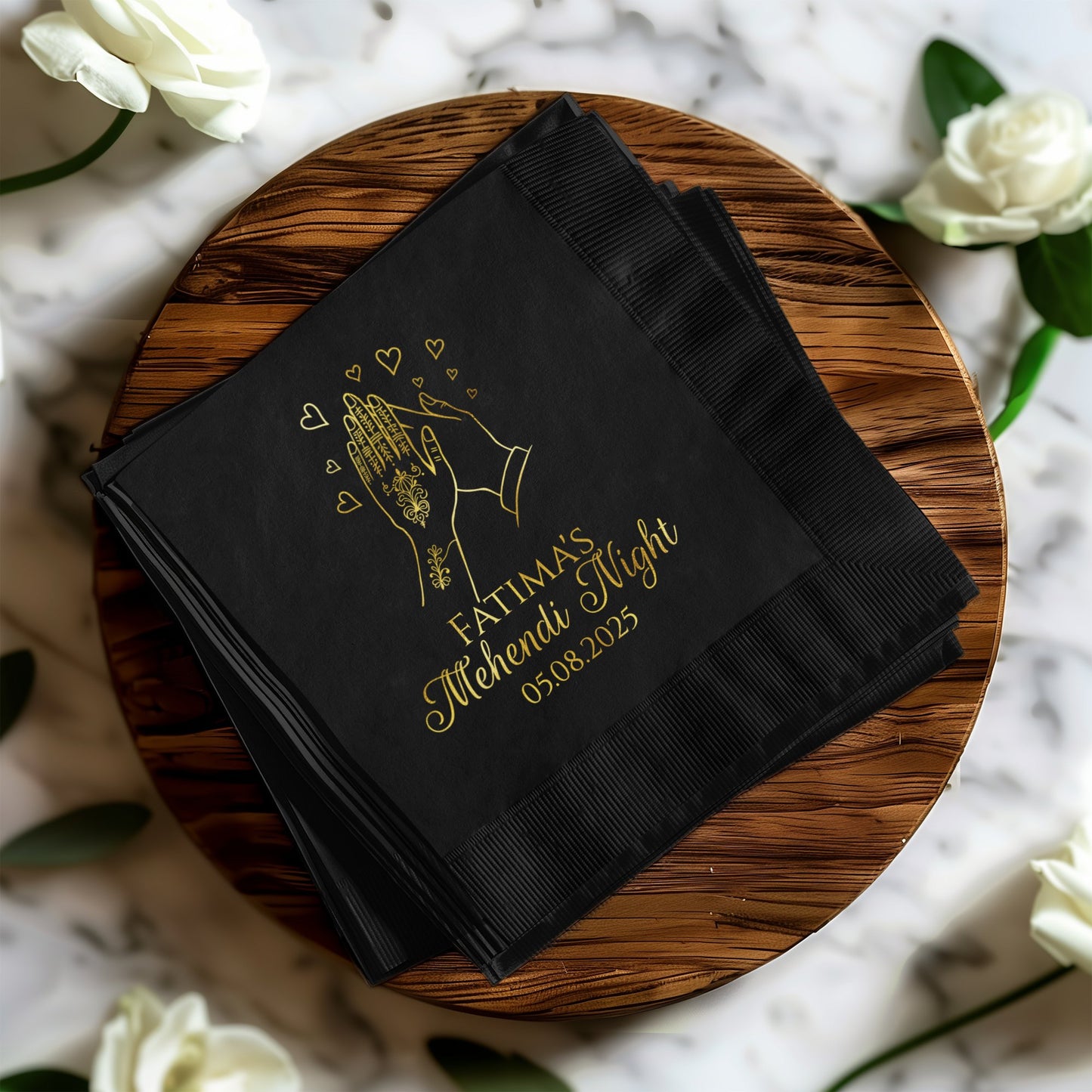 Fatima's Mehendi Night 05.08.2023 Custom Napkin product
