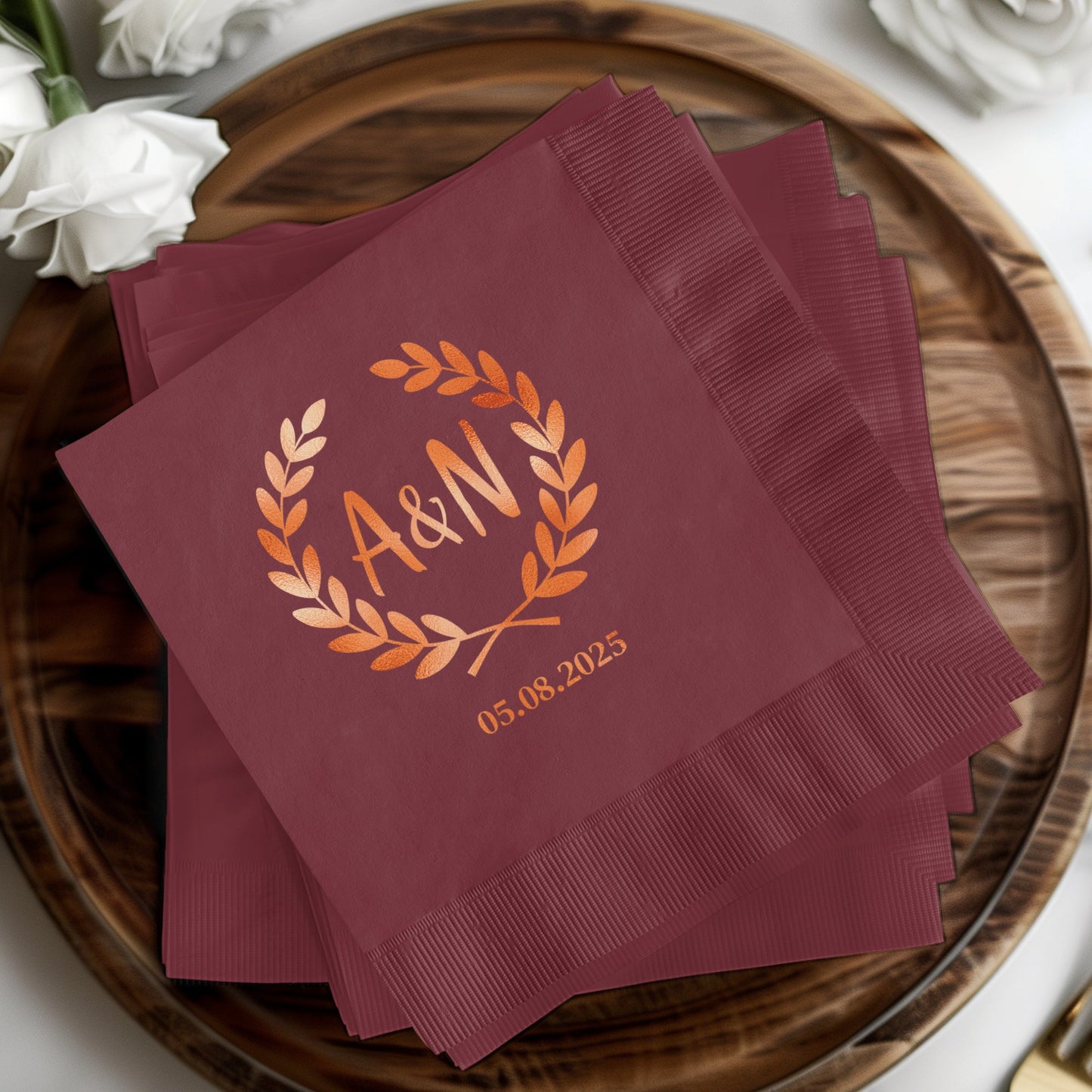 Personalized Monogrammed Party Napkins product