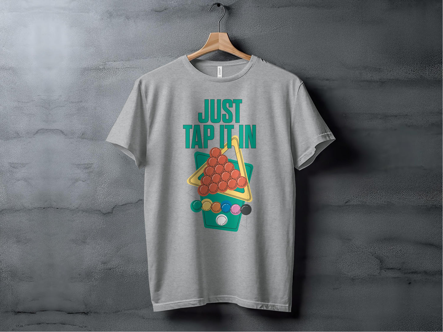Just Tap It In Funny Design Golf Shirt product type