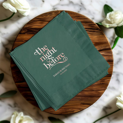 Elegant The Night Before Event Napkins product type
