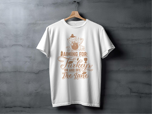 Aiming For Turkeys On and Off The Lane T-shirt product