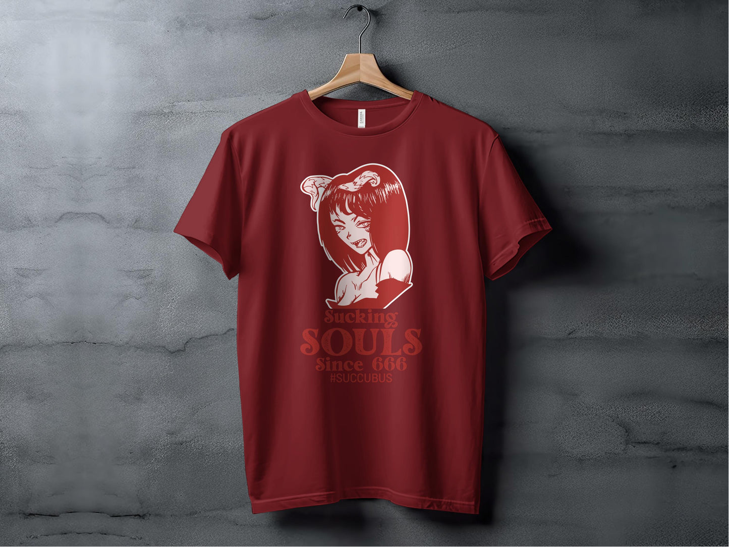 Sucking Souls Since 666 Graphic Tee shirt product type
