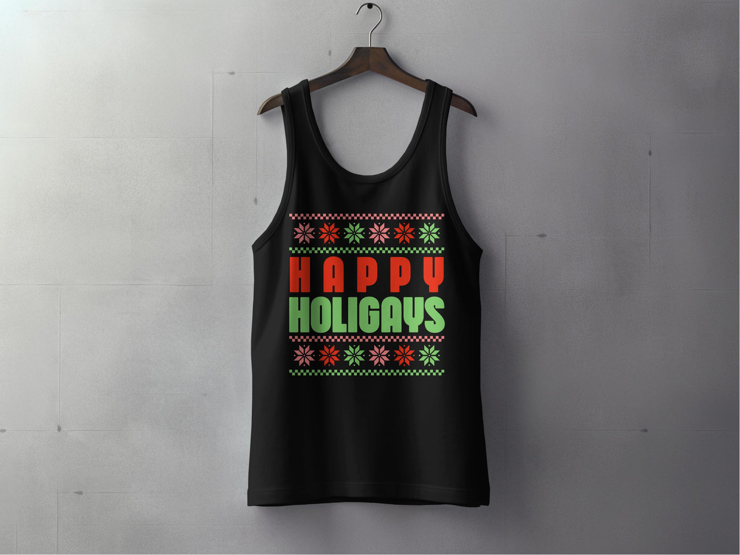 Happy Holigays Graphic Tank Top product
