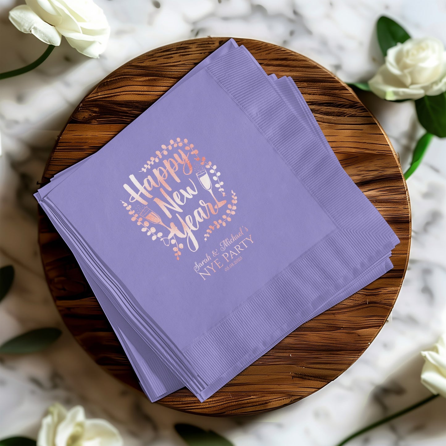 Happy New Year Celebratory Event Party Napkins product type
