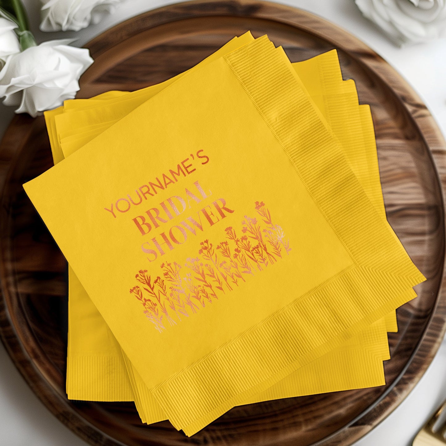 Personalized Bridal Shower Napkins product