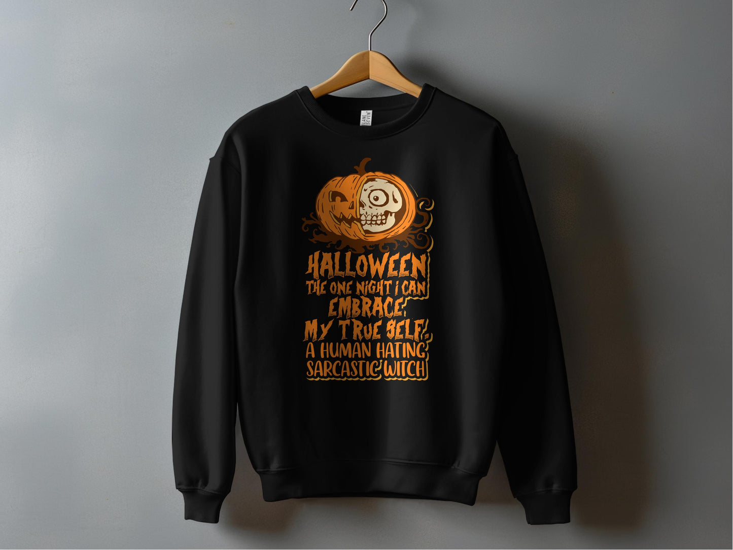 Halloween Embrace My True Self Human Hating Witch product type