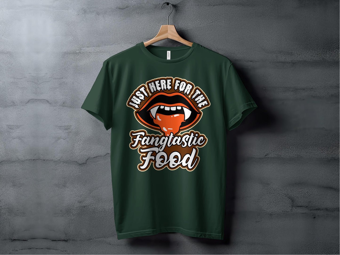 Just Here For The Fangtastic Food T-shirt product